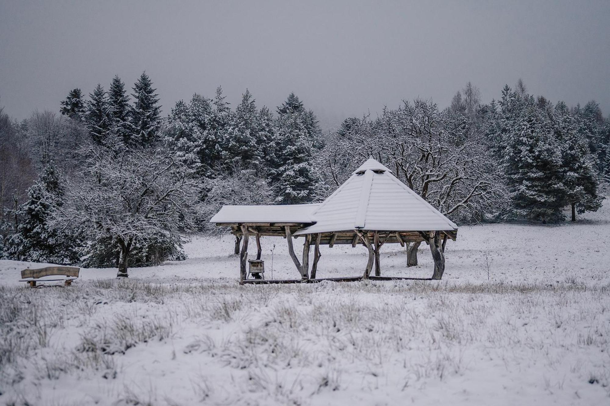 Villa Przystanek Ropienka Lesniczowka Exterior foto
